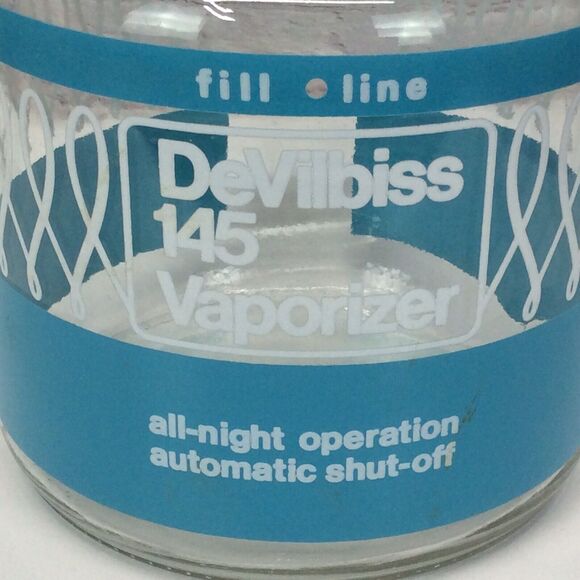 Vintage DeVilbiss No. 145 Vaporizer Humidifier Aqua Blue Glass Piece ONLY - Picture 4 of 6